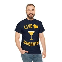 Live Love Margaritas Unise Graphic Tee majica, Veličine S-5XL