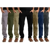 YouLoveit za muškarce Stretch casual pantalone Potpune hlače opušteno fit teretni pant taktički pant planinarenje Jogger Classic Fit Multi džepovi za posao na otvorenom