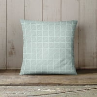 Provjerite geometrijski blok Print Mist Vanjski jastuk Kavka dizajna