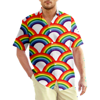 Majica za odrasle LGBT Rainbow Ličnost Meka animacija Ispiši ljetnu majicu za odrasle za upoznavanje