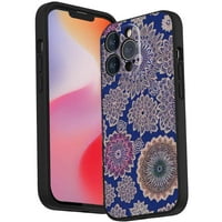 Floral-mandala - telefon, deginirani za iPhone Pro Case Muške žene, fleksibilna silikonska udarna futrola