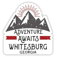 Whitesburg Georgia Suvenir Vinil naljepnica za naljepnicu Avantura čeka dizajn