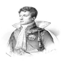 Geraud-Christophe-Michel Nduroc, Duke de Frioul. Francuski general i diplomata. Litografija, 19. vek.