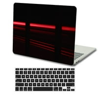 Kaishek Hard Shell za stari MacBook Pro S s mrežnom zaslonom Ne CD-ROM + crni poklopac tastature Model: Red Series 0566