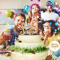 Akrilna torta Rođendan zabava za vjenčanje ukras za torte Umetni karticu Kuhinjski uređaji Baget isporučuje