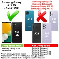 ViBecover tanak futrola kompatibilna za Samsung Galaxy A 5G SM-A136U1, ukupni pokrov straže Fle TPU,