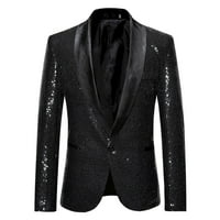 Tking modni muškarci stilski čvrsti odijelo Blazer Business Wedding Party Outth Jacket Tops bluza -