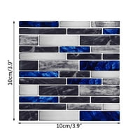 IOPQO zidne naljepnice Samoljepljive 3D naljepnice pločica Listovi kuhinje u kupaonici Zidni dekor za