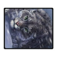Cadecor Leopard prekrivač runo baca pokrivač za kauč ili krevet