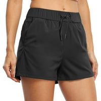 Ženske kratke hlače sa džepovima Sportska labava prozračna čipka u Up Yoga Trčanje Fitness Ležerne prilike