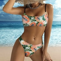 Ženski kupaći kostimi Casual Bikini za žene Modni visoki struk Bikini gornji dio dvoje kupaćih odijela
