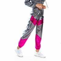 Siva znojna odijela za žene džepne sportove tekući joga atletske hlače za žene joggers
