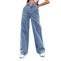 Cuoff Toucsuits za ženske hlače pantalone Kombinezona modnih povremenih džepova Cvjetni print Ne-podesivi