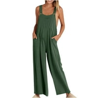 Posteljine za žene gamaše na plaži Visoki struk rastezljiv bootcut yoga vježbanje uzročno trendi sa džepovima hlače
