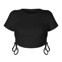 Ležerne majice za žene - Slobodno vrijeme Top dugih rukava Izvlačenje elegantnih jednostavnih košulja