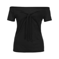 Žene Midi haljine Solid Boja V-izrez kratki rukav Nesimetrična srednja duljina s korzetom Elegantna