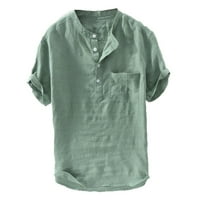 Muške majice čišćenje muška moda casual odijelo 3D digitalni tisak majica bljeskalica Picks Grey XXL