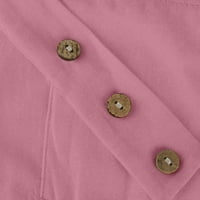 MLQIDK Womens Proljetni vrhovi Ljetni cvjetni uzorak bluza V-izrez kratki rukav udobne dressy tshirts