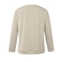 Žene vrhovi casual pisma Ispis kratkih rukava Crewneck Labavi majica