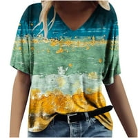 Cvjetna čipka Ležerne prilike TOP majica Žene Majice Summer Jednostavan na otvorenom Steetwear Damen
