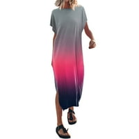 Baberdicy posteljine za žene Ljeto Žene Modni u boji Pamuk Fla elastične duge hlače Plaža Slobodne pantalone