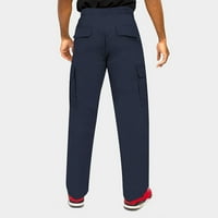 Prodaja Corduroy ravne hlače za noge za žene Ženske širine džepove gumb pantalone za gumb Ležerne prilike