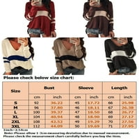 Edvintorg Zimska odjeća za žene čišćenje Ženske prevelike jakne Boja gumba Gumbi Cardigan podstavljeni