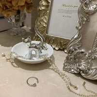 Comfort Fit Square FICINET prsten u 14K ružin pozlaćeni sterlijski srebrni, prsten veličine 12