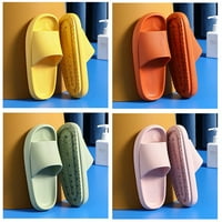 Sanviglor Womens Clots cipele pletene gornje klizače Sandale zatvorene plosne sandale ljeti čvrste boje