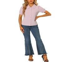 Binmer Women Short tiskani multi džepni čipke kratke hlače plus veličina m