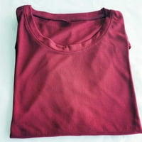 Avamo Women V izrez dugih rukava Bluze za bluze padajući tankiju pamučne line tuničke košulje TOPS Ladies
