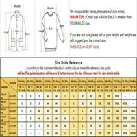 Dressy majice za ženske majice Ljeto Žene Jesen Zima popularna V-izrez Duks dugih rukava Casual Coury