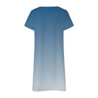 Airpow Clearence Solid Boja Modna elastična struka Ležerne prilike čiste boje ravno noga pamučna posteljina obrezana džepna pantalona plava 4xl