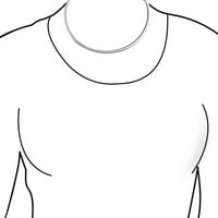 Inleife ženski modni kratki rukav retro okrugli vrat otisnuta labava vrhova bluza, s-3xl