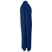 Haljine za prodaju za žene za žene s dugim rukavima za ispis cvjetnog uzorka V-izrez Midi Fit and Flare