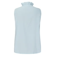 Idoravan ljetni ženski vrhovi odozgo za modnu ženu kauzalna bluza za ispis na vratu kratki rukav majica
