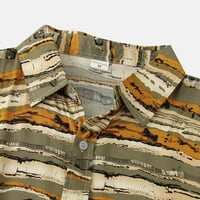 Muške Henley košulje klasične ljetne džepove majica kratki rukav Bašični pamuk Ležeran prednja placket