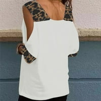 Vrhovi rukava za žene Ljetna asimetrična majica Slim Fit Ležerne prilike The Majica Pulover TOPS T majice