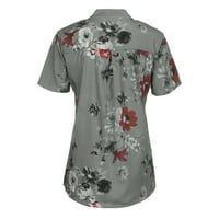 Haljine za prodaju za žene za žene bez rukava za tisak cvjetni uzorak Okrugli vrat Maxi Loose Fit Modni