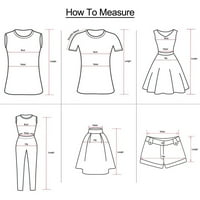 Ležerne prilike ženske bluze na dugim rukavima, dugih rukava, odjeća V izrez modni ispis labavi fit majica Soft Basic Tees Pulover