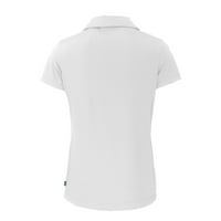 Capreze Muška majica rever na vratu Dugme Down Majica Regularne FIT Ljetne komisije Kratka rukava Bluza