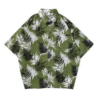 Hupta majice za muškarce Proljeće ljetno casual sportska plaža pamučna mješavina tiskana majica kratkih