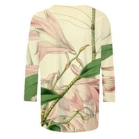 REJLUN Žene Ljeto Plaže Sundress Puff-rukave kratke haljine cvjetne print Mini-haljine dame udobna a-line