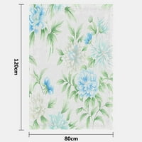 Ženska ljetna modna casual labava daisy Ispis Slim-Fit Susbleder V-izrez