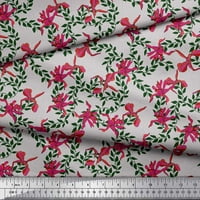 Onoone pamučna kambrična tkanina narančasto cvjetno šivaće materijal za ispis tkanine sa dvorištem široko